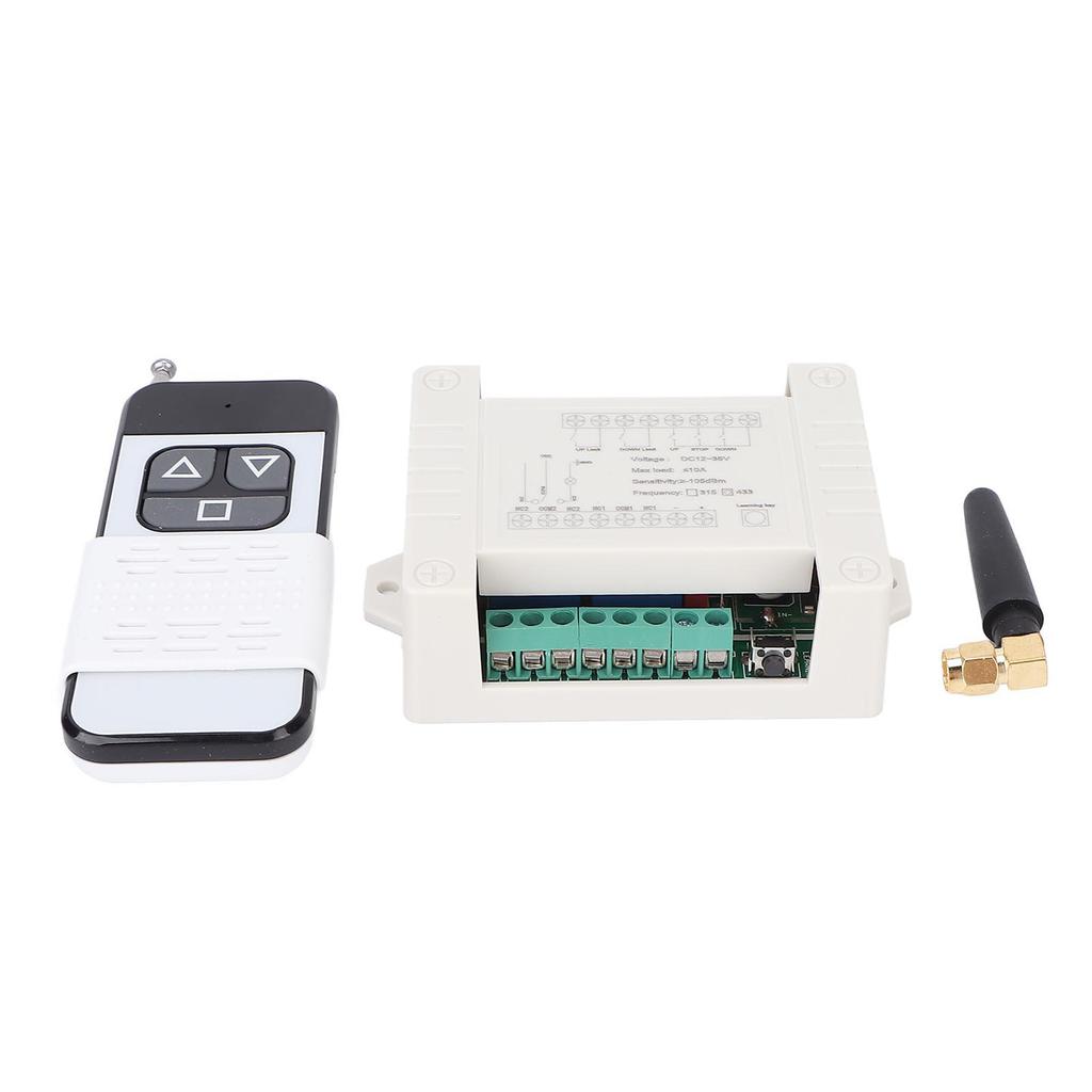 Motor Fernbedienungsschalter DC 12V 24V 36V 433MHz Einstellbarer Motor Vorwärts und Rückwärts Fernbedienung