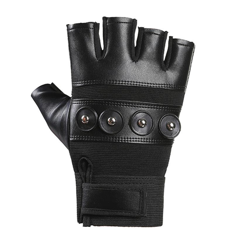 Tactical Half Finger Gloves Men's Spring and Autumn Outdoor Sports Anti Fall Protection Fighting Fighting Anti Slip Cycling Half Finger Gloves