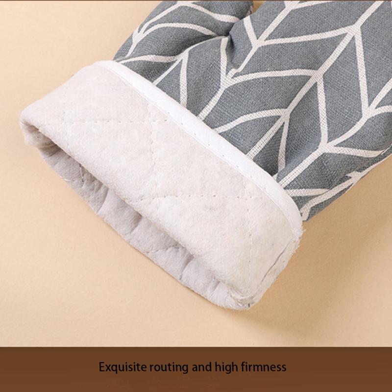 2pcs Heat-insulating Gloves, Anti-scald Microwave Gloves, High Temperature Resistant Kitchen Baking Oven Gloves