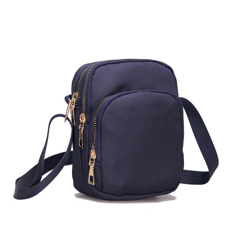 New Women Casual Shoulder Phone Bag Lightweight Crossbody Small Bag Waterproof Nylon Coin Purse Mini Women Bag