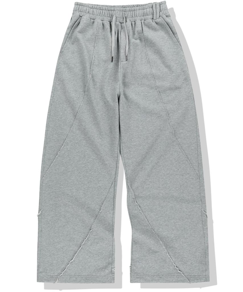 NOT4NERD Cut Off Incision Sweat Pants - Gray