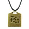 Hamsa Hand Evil Eye Pendant Necklace Spiritual Protection Boho Jewelry With 45cm Leather Chain
