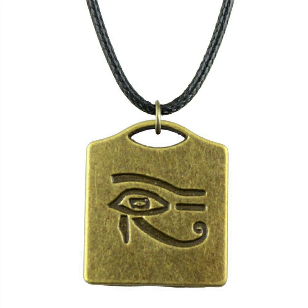Hamsa Hand Evil Eye Pendant Necklace Spiritual Protection Boho Jewelry With 45cm Leather Chain