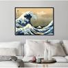 The Great Wave of Kanagawa Ukiyoe Japanese Art Vintage Wall Canvas Print Famous Painting Living Room Decoration Picture No Frame