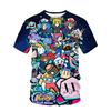 Nytt Spel Anime Kirby T-shirt Barn Kawaii Rolig Sommar Tecknad 3D T-shirt För Pojkar Flickor Barn Kläder Unisex Kortärmad