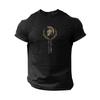 Men'S Spartan Spirit Graphic T-Shirt | Lightweight Breathable Moisture-Wicking Summer Tee with Spartan Warrior Print, Regular Fit Casual Shirt for