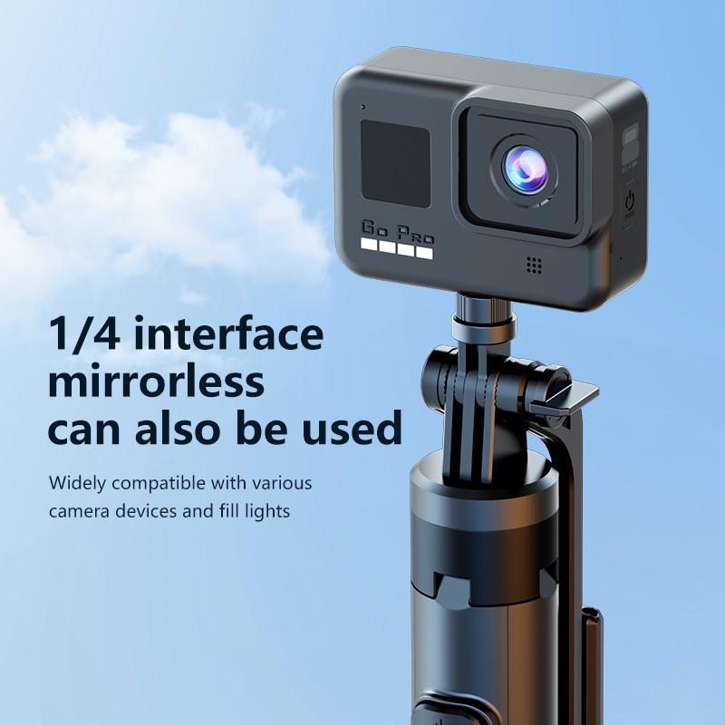 FANGTUOSI new Tripods For Mobile Phone Camera Holder Clip Smartphone Monopod With big light and microphone Stand For Phone