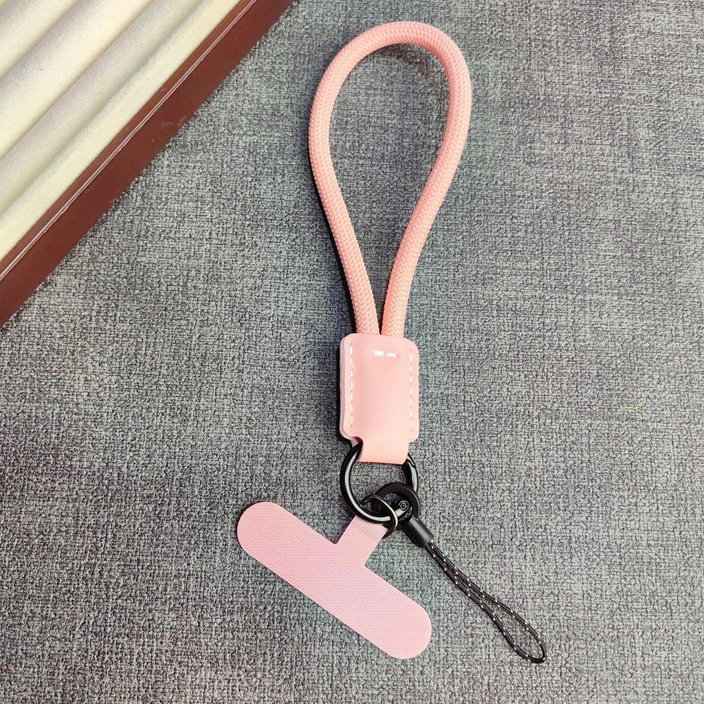 Trendy Miu-Style Woven Multi-Functional Phone Lanyard and Wristlet Charm