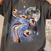 Retro Sunbittern Moon Shirt, Vintage Bird Animal Tee, Celestial Sunbittern Art, Aesthetic 90s Bird Tshirt, Wild Sunbittern Moonlit Graphic