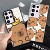Funny Capybara Cartoon Cute Shockproof Phone Case for Samsung Galaxy S26 Edge S25 Ultra S24 FE S23 Plus S21 Cover Anti Fall Fund