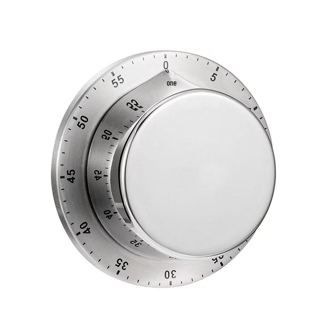 Stainless Steel Magnetic Kitchen Timer with Suction