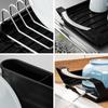1pc Single-layer Draining Rack for Kitchen Bowls Dish Drainer Retractable Kitchen Desktop Storage Rack Kitchen Counter Organizer