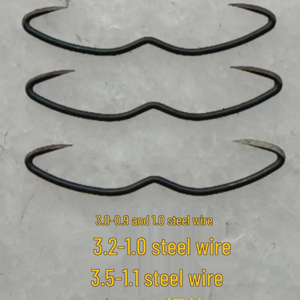 Soft-Shelled Turtle Hook Set: String Hook, Rod, Lead Sinker, and Shoulder Pole Hook for Fishing Long Yan Dao.