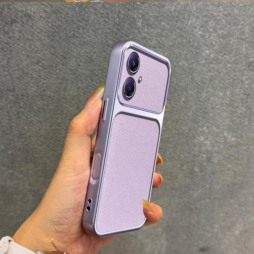 Luxury Faux Leather Case for Vivo Y27 4G Shockproof Big Window