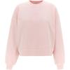 Solid Color Drop Shoulder Pullover Crew Neck Long Sleeve Sweatshirt Women Sweatshirt Pink I0345112P7GD