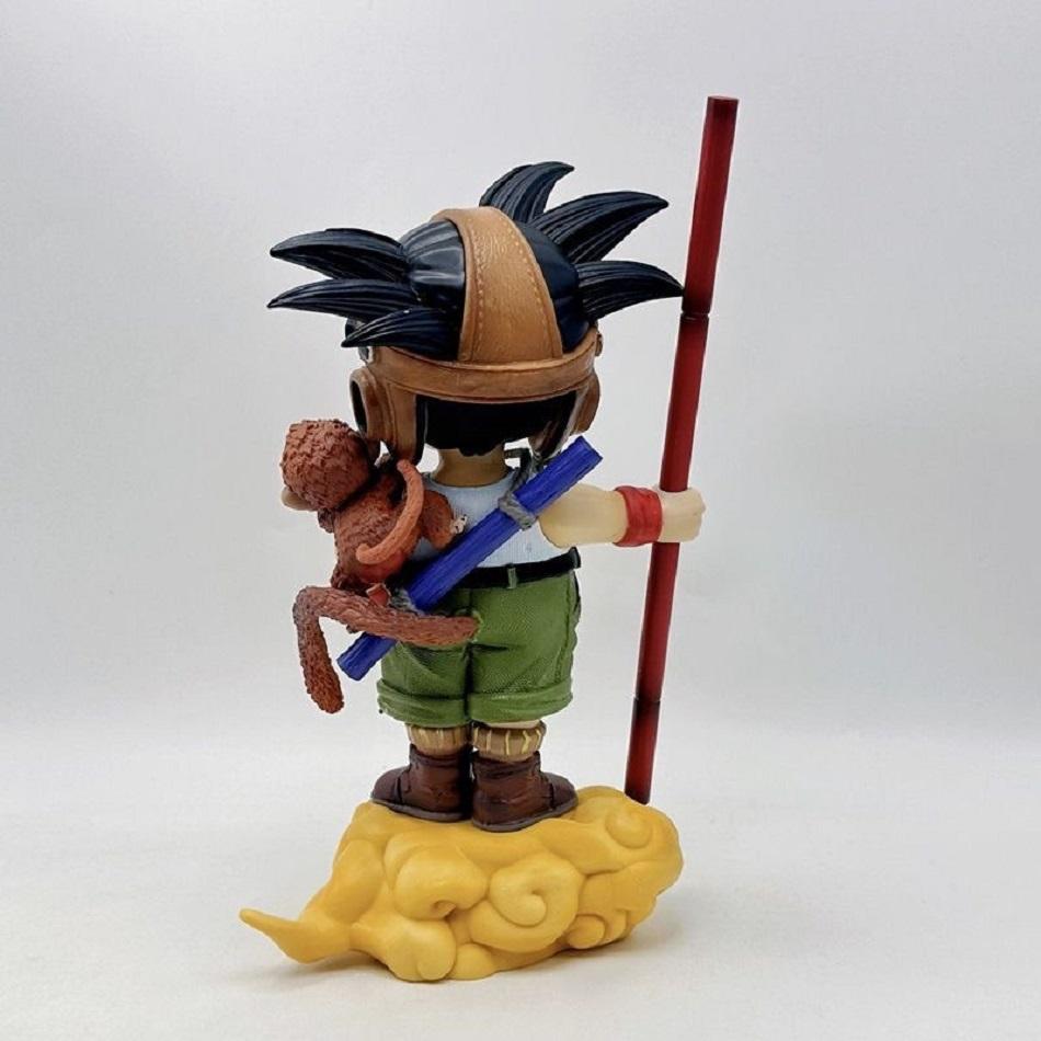 Japan Anime Dragon Ball Son Goku GK Figure Pilot Childhood Son Goku Monkey Action Figure 16cm PVC Statue Kids Toy Model Gifts