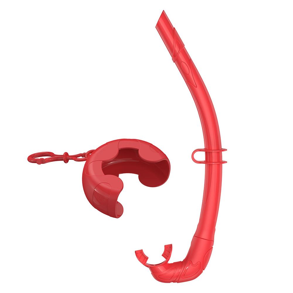 Tuba Pliable en Silicone Souple pour la Plongée Portable Facile à Respirer Tuba Humide avec Étui de Rangement pour l'Apnée la Pêche à la Lance la Natation