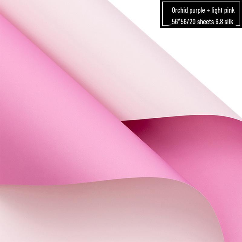 Tweekleurig Bloemenboeket Inpakpapier voor Verse Bloemen - Oya Papier