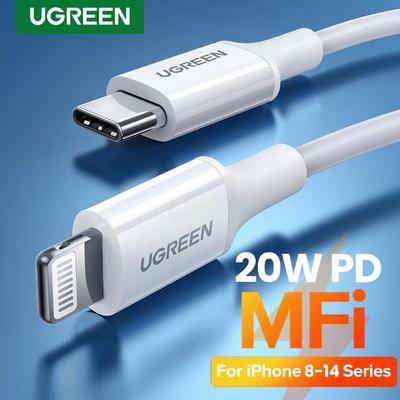 Ugreen Suitable for Apple Charging Cable Type-C Data Cable PD30/20W Fast Charging To Lightning iPhone 14/13 Phone