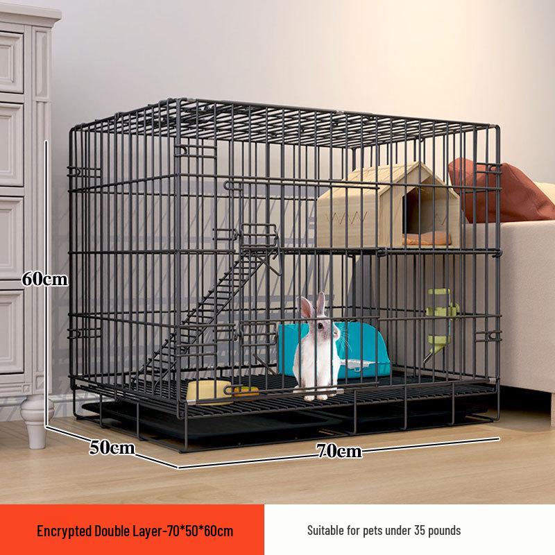 

Большая клетка для кроликов для домашнего использования с автоматической очисткой навоза