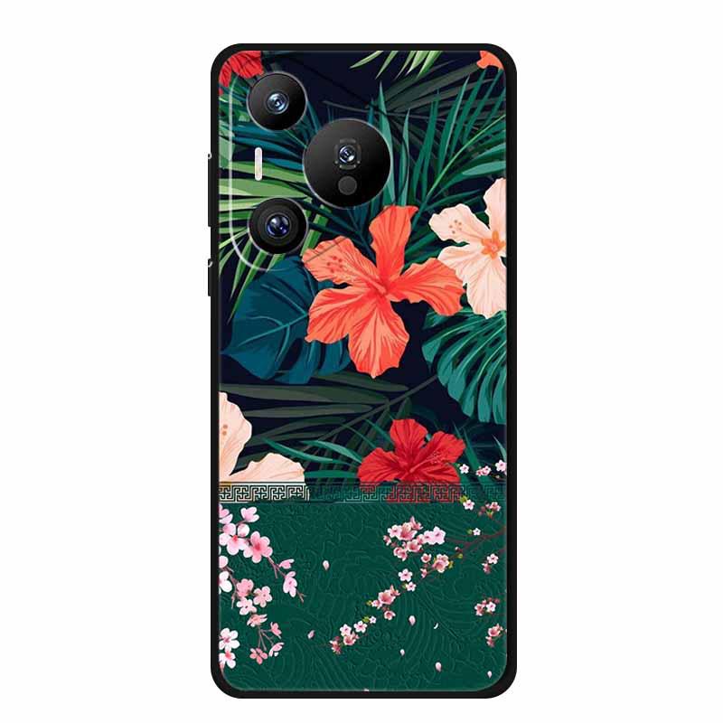 Huawei Pura 70 Pro Retro Embossed Texture Phone Case - Soft Color Painting Style