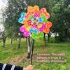 Colorful Outdoor Peacock Double-Layer Large Windmill for Scenic Areas and Night Markets