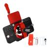 Hold Drill Guide Locator Hinge Punch Positioner, Aluminum Alloy, Adjustable Hinge Jig, Improved Accuracy, Easy Installation, Compact, Easy To Use, Inc