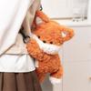 Plush Foxes Shoulder Bag Soft Crossbody Bag Girls Cartoon Backpack Lovely Animal School Bag Coin Purse for Winter