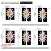 2pc    Window Curtains Modern White Flowers Versatile Polyester  Without Electricity Holiday Decorations Use for Apartment
