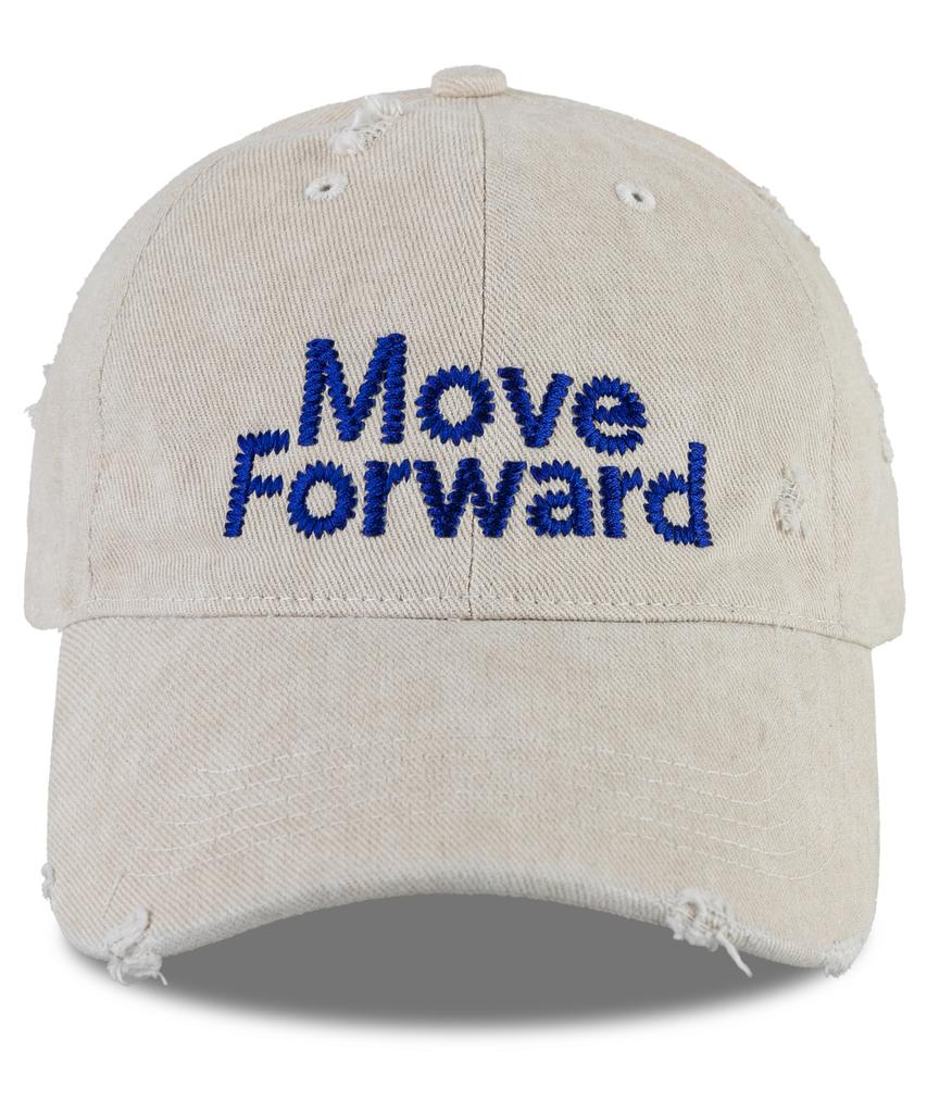 Wig Move Forward Damaged Ball Cap - Light Beige