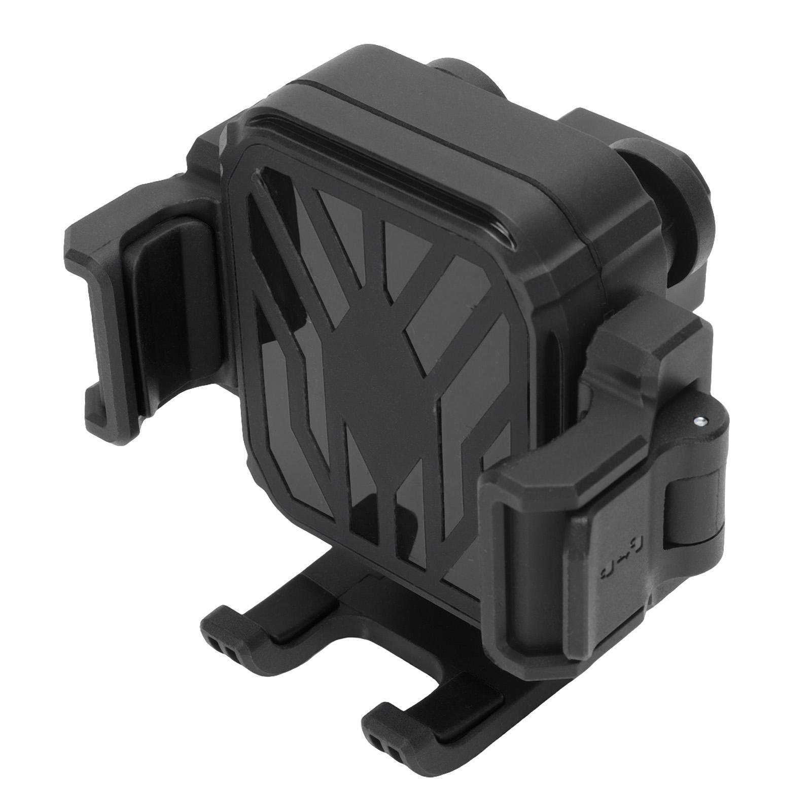 

Motorcycle Phone Mount for Rearview Mirror Anti Shake Scooter Cell Phone Holder for 5.7 To 7.2 Inch Phones Black чорний