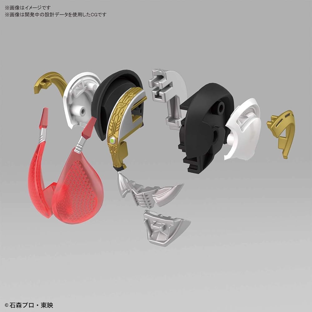 Bandai Spirits Figure-rise Standard Kamen Rider Den-O Sword Form & Platform Color-Coded Plastic Model Kit