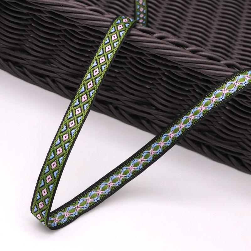 Ethnic Lace Woven Ribbon: Chinese Embroidery Jacquard for DIY Clothing & Home Textiles