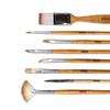 Paint Brush Set - Handmade Professional Artist Painting Brush Set for Acrylic, Watercolor, & Gouache Painting with Brush Holder
