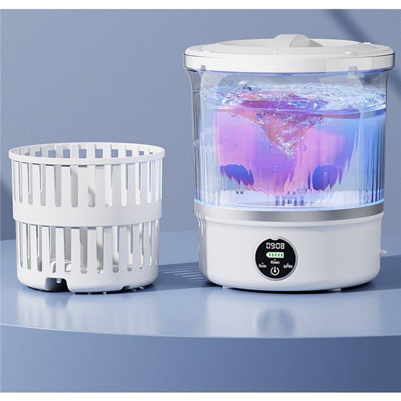 ABBP-3L Mini Washing Machine Portable Home Clothes Socks Underwear Cleaning Travel Washing Machine