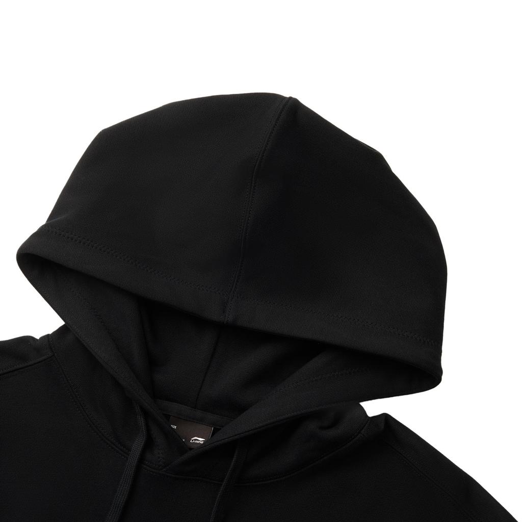 Li Ning Sports Lifestyle Series Letter Hooded Comfortable American Vintage Minimalist Breathable Versatile Casual Sweatshirt Men sweatshirt AWDUA39-1