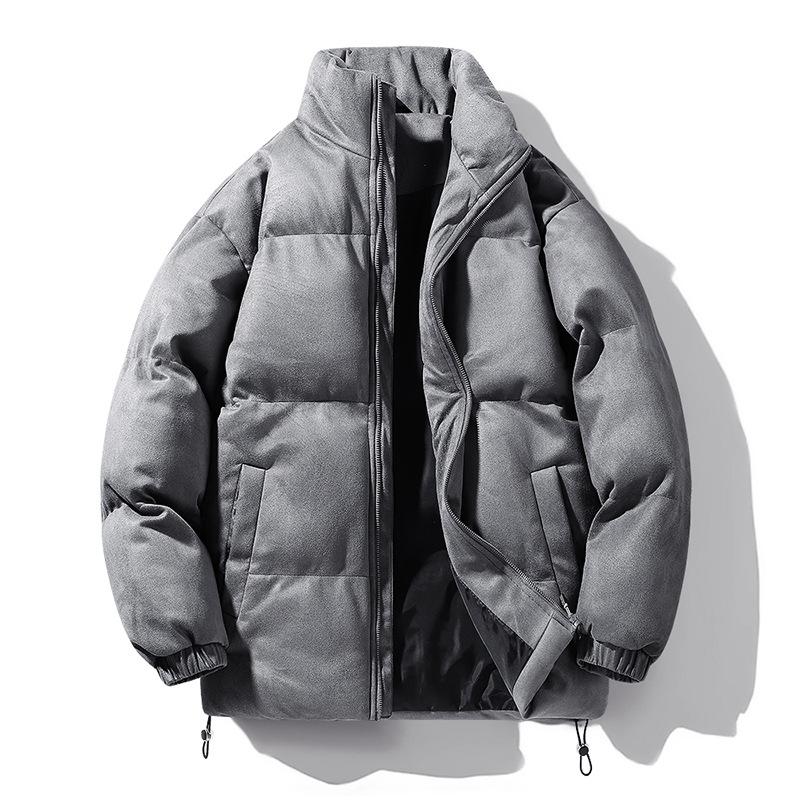 Cotton clothes men's winter stand-up collars youth thickened warm bread clothes windproof and coldproof tops jackets cotton clothes