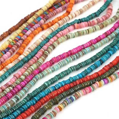 180-200Pcs Natural Shell Disc Beads, Mesoporous for DIY Necklace Bracelet Earrings
