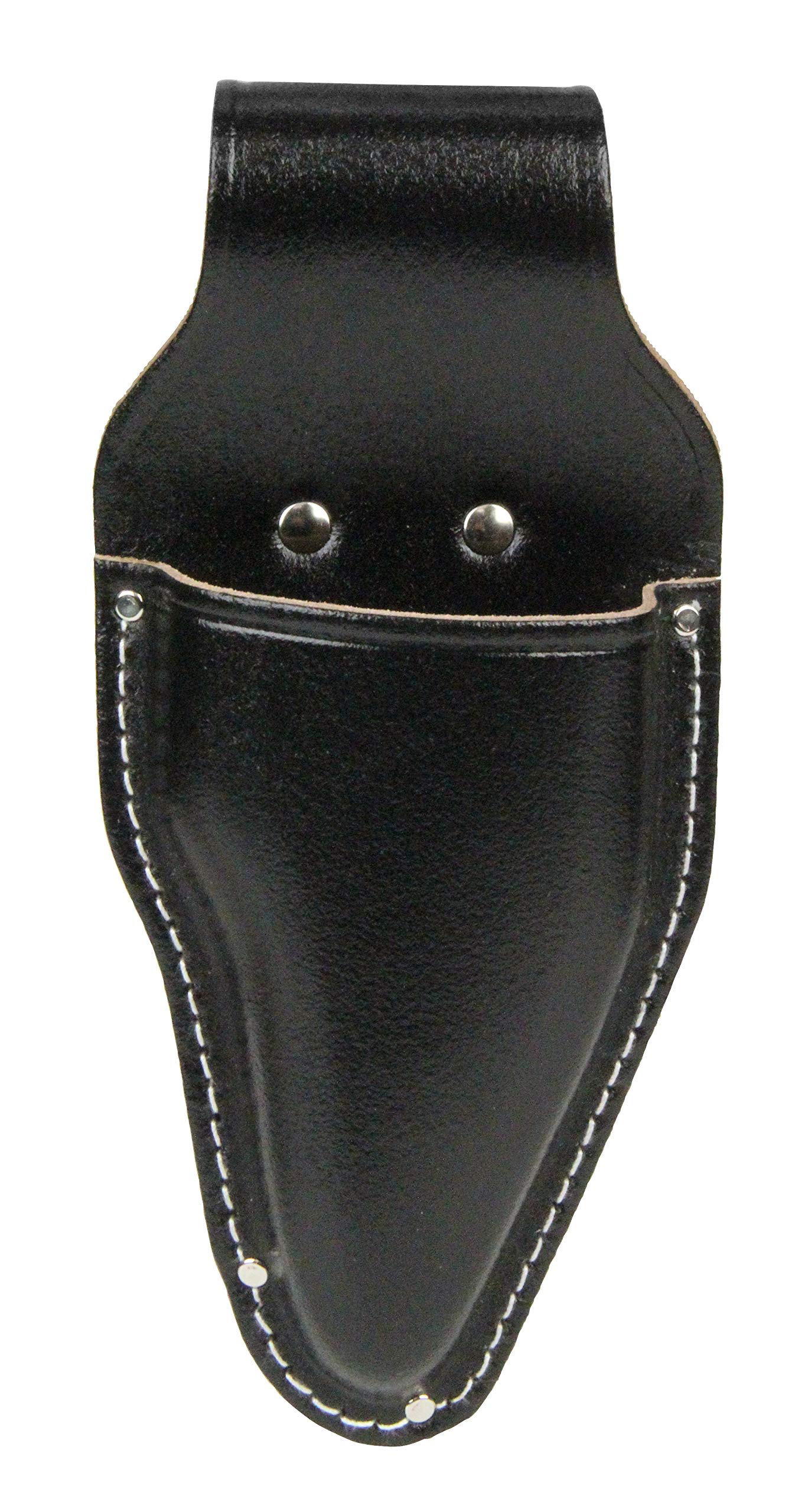 

Senkichi Garden Sack for Ratchet Shears, Black Split Leather, No. 25, Made in Japan
