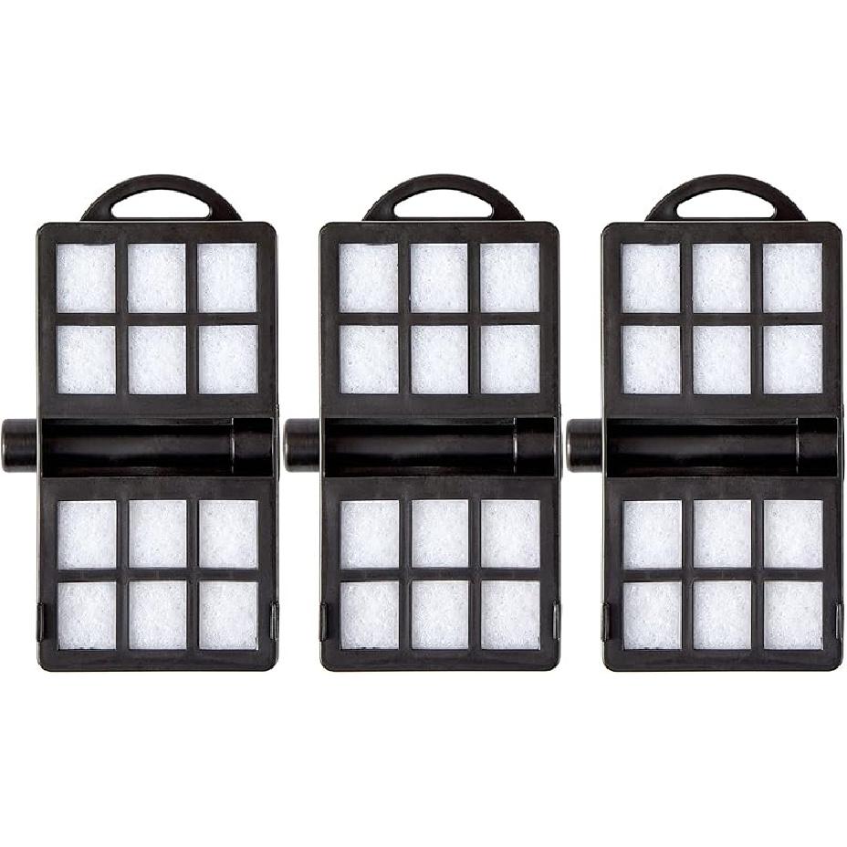 Aquarium Filter with Surface Skimmer, 30-50 Gallon Small Fish Tank Filter, Full Contact & 3 Layer Filtration, Quiet & Efficient, Waterfall Design for