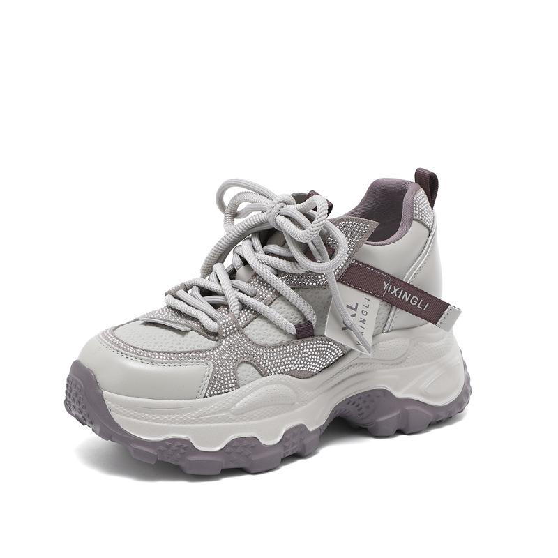 Dicke Sohle Daddy Dicke Sohle Muffin Frühling 2026 Sneaker Vielseitig Leicht Höhe Erhöhend Klein Lässig