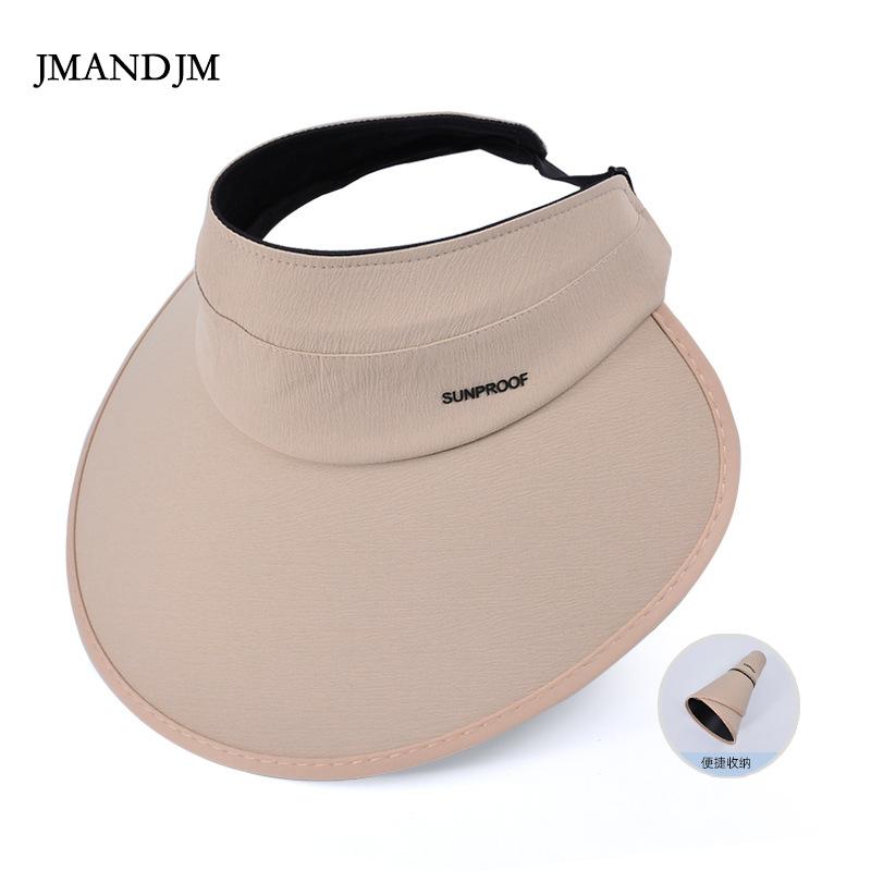 Sommer Vinyl Hut mit breiter Krempe Sonnenschutz Sonnenhut Kinder Outdoor Mode vielseitig koreanische Version faltbar leerer Oberteil Sonnenhut