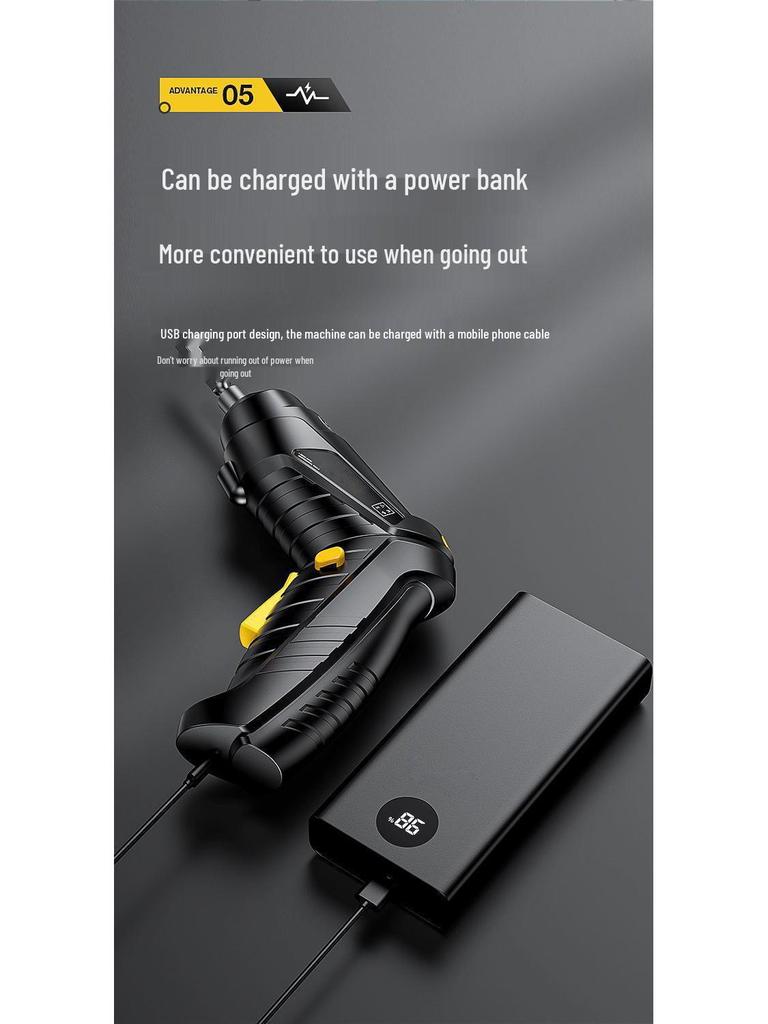 Multi-Functional Mini Electric Screwdriver & Lithium Hand Drill