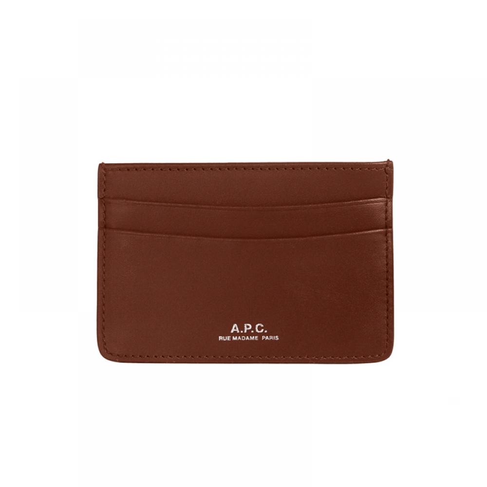 A.p.c. Andre Card Wallet H63028 Cad Noisette