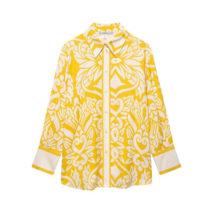 Kaslead New Arrival Women's Fashion Style Fashion Minimalist Linen Blended Shirt Casual Straight Pants Suit