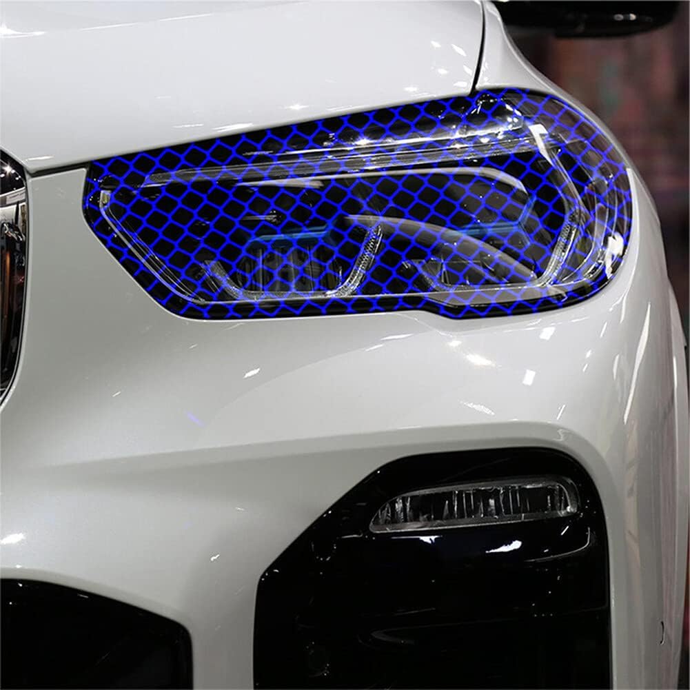 Honeycomb Car Taillight Sticker,Universal Reflective Decals Sticker Waterproof Rear Light Film Self Adhesive Tail Light Lamp Stickers Car Styling