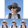 Ice Silk Outdoor Sun Hat With Wide Brim For Summer Hiking And Fishing Protection