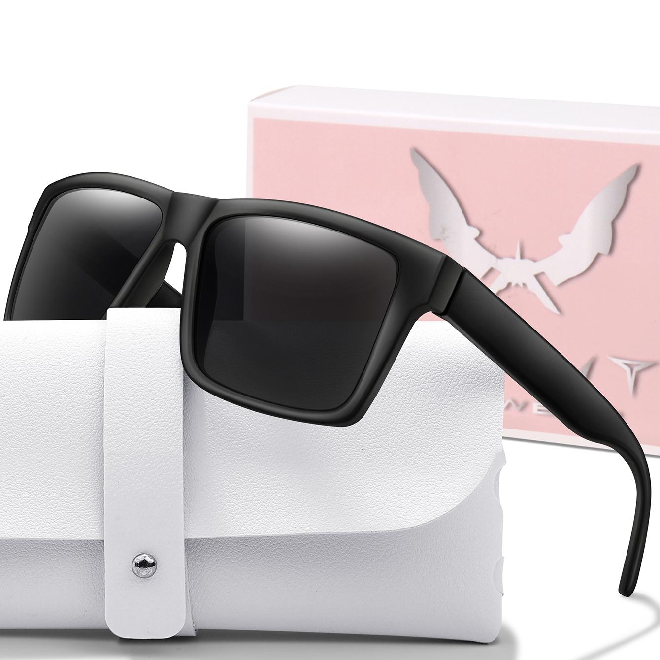 Polarized Cycling Sunglasses Classic Square UV400 Colorful Lenses Unisex Glasses for Outdoor Fishing And Driving with