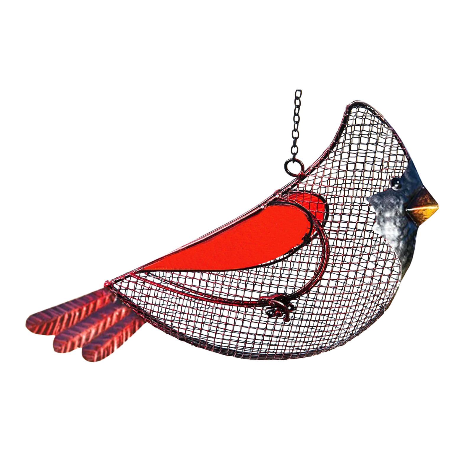 Outdoor Wild Bird Feeder Metal Christmas Snowman Hanging Bird Feeders Seed Decorative Bird Feeder