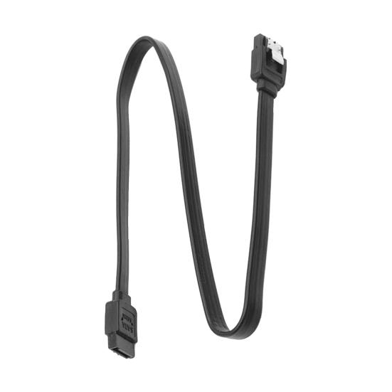 

Кабель для жесткого диска SATA3.0 40см Двухканальный 6ГБ/с Прямой Угловой Адаптерный Шнур Unturned Head чёрный